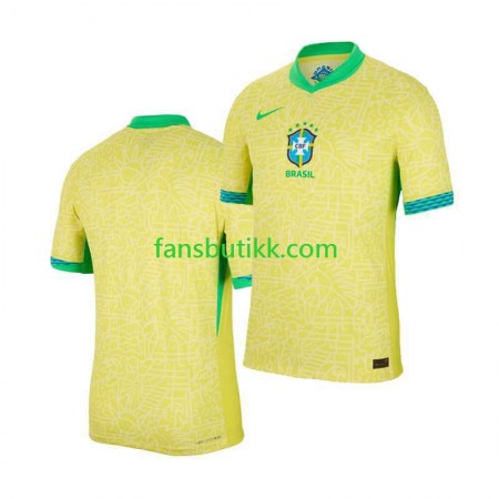 Fotballdrakt Brasil Hjemmetrøye Copa America 2024 Kortermet
